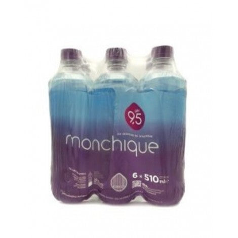 PACK AGUA ALCALINA 9,5PH 510ML 6UDS - MONCHIQUE
