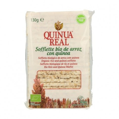 SOFFIETTE DE ARROZ CON QUINOA SIN GLUTEN BIO 130G - QUINUA REAL