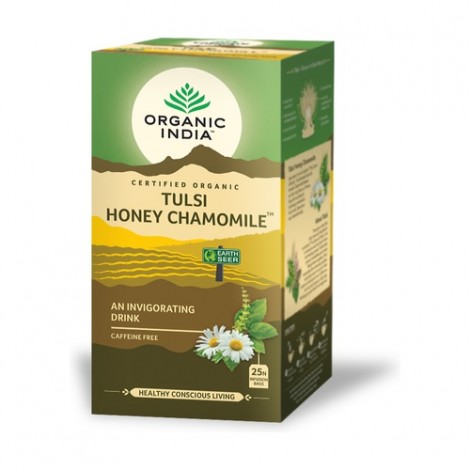 INFUSION TULSI HONEY CHAMOMILE 25 BOLSAS - ORGANIC INDIA