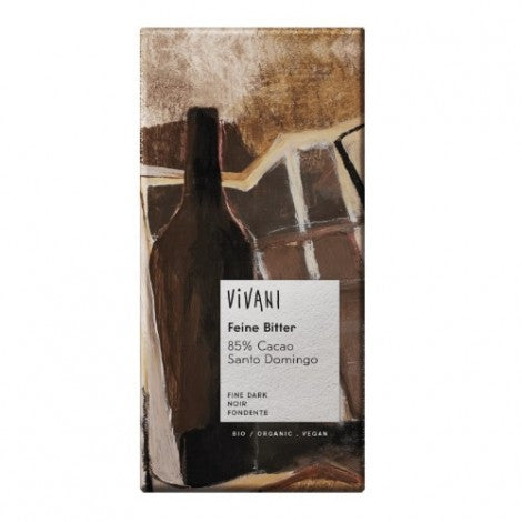 CHOCOLATE NEGRO 85% SANTO DOMINGO BIO 100G - VIVANI