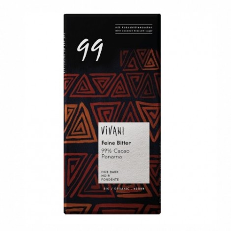 CHOCOLATE NEGRO 99% PANAMA BIO 100G - VIVANI
